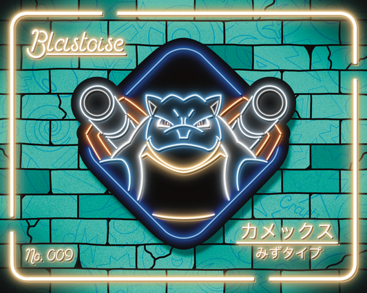 Neon Blastoise | Sticker (New)
