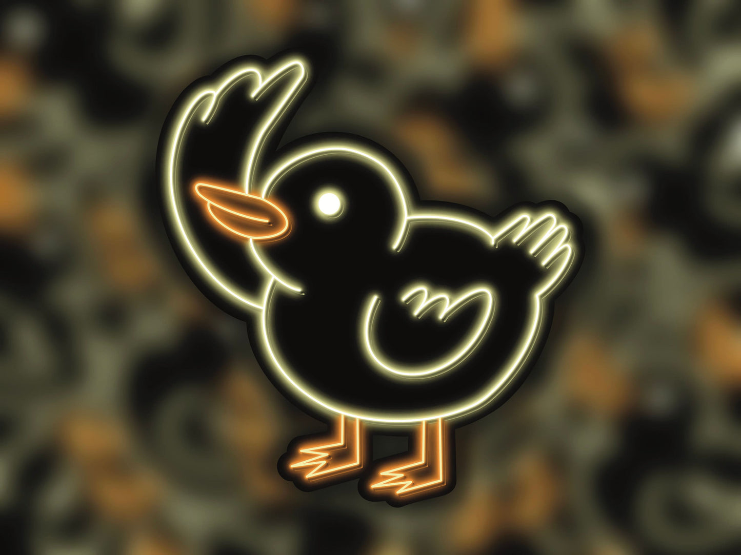 Neon Duck - Regular Show | Stickers