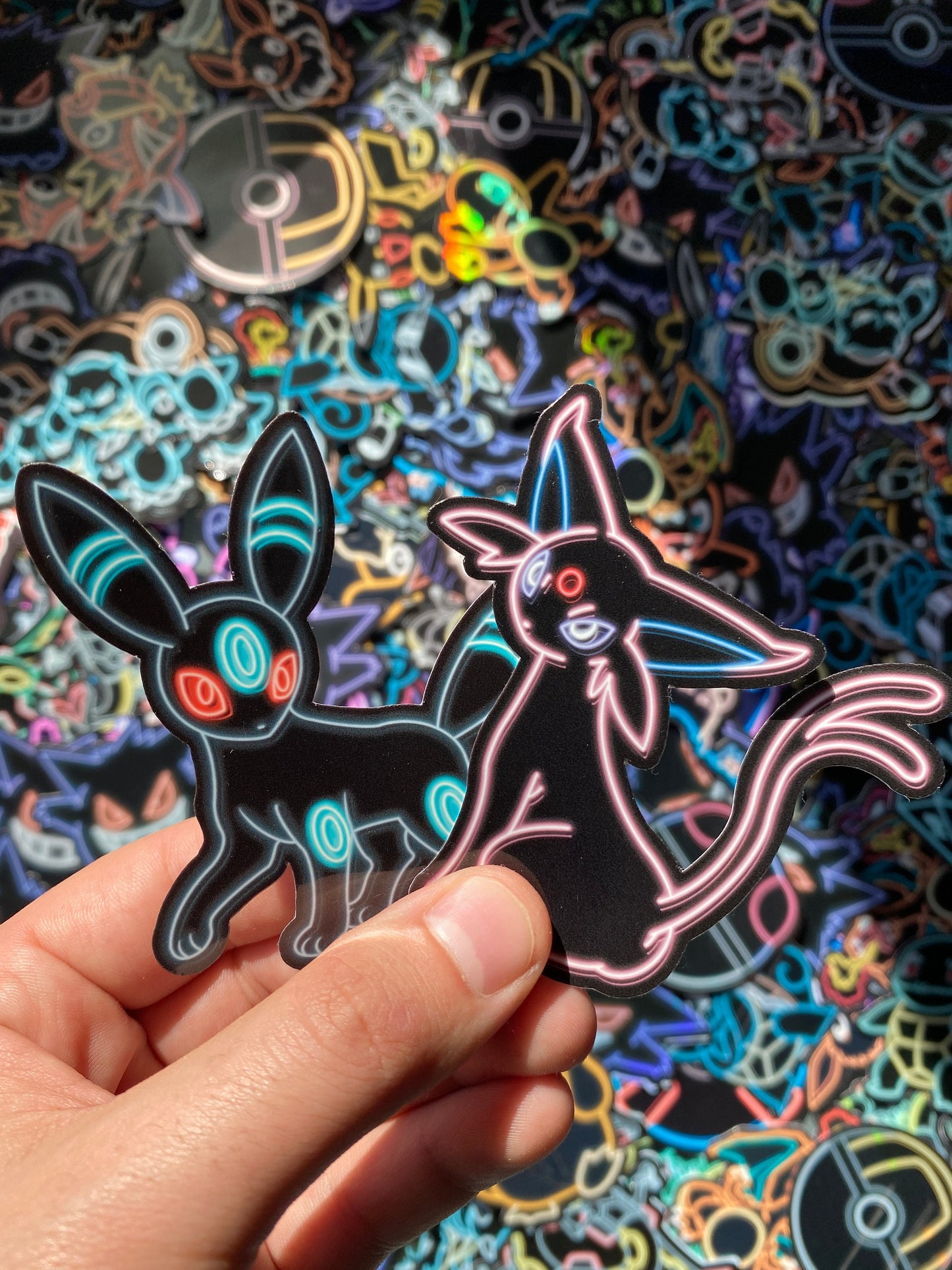 Neon Glaceon | Pokemon Stickers