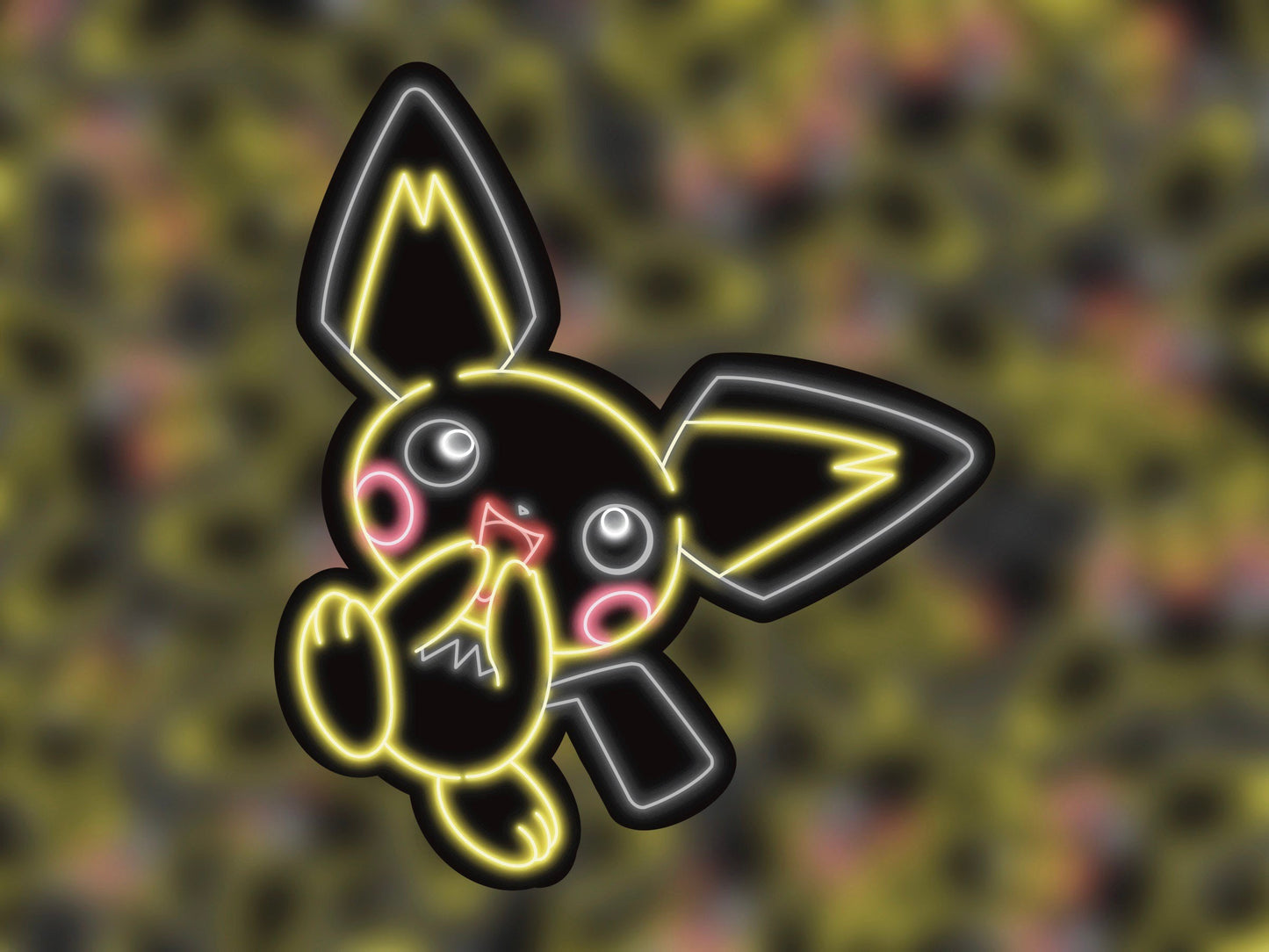 Neon Pichu | Pokemon Stickers