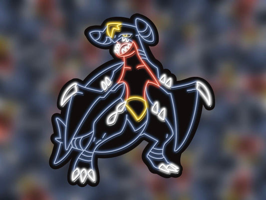 Neon Garchomp | Pokemon Stickers