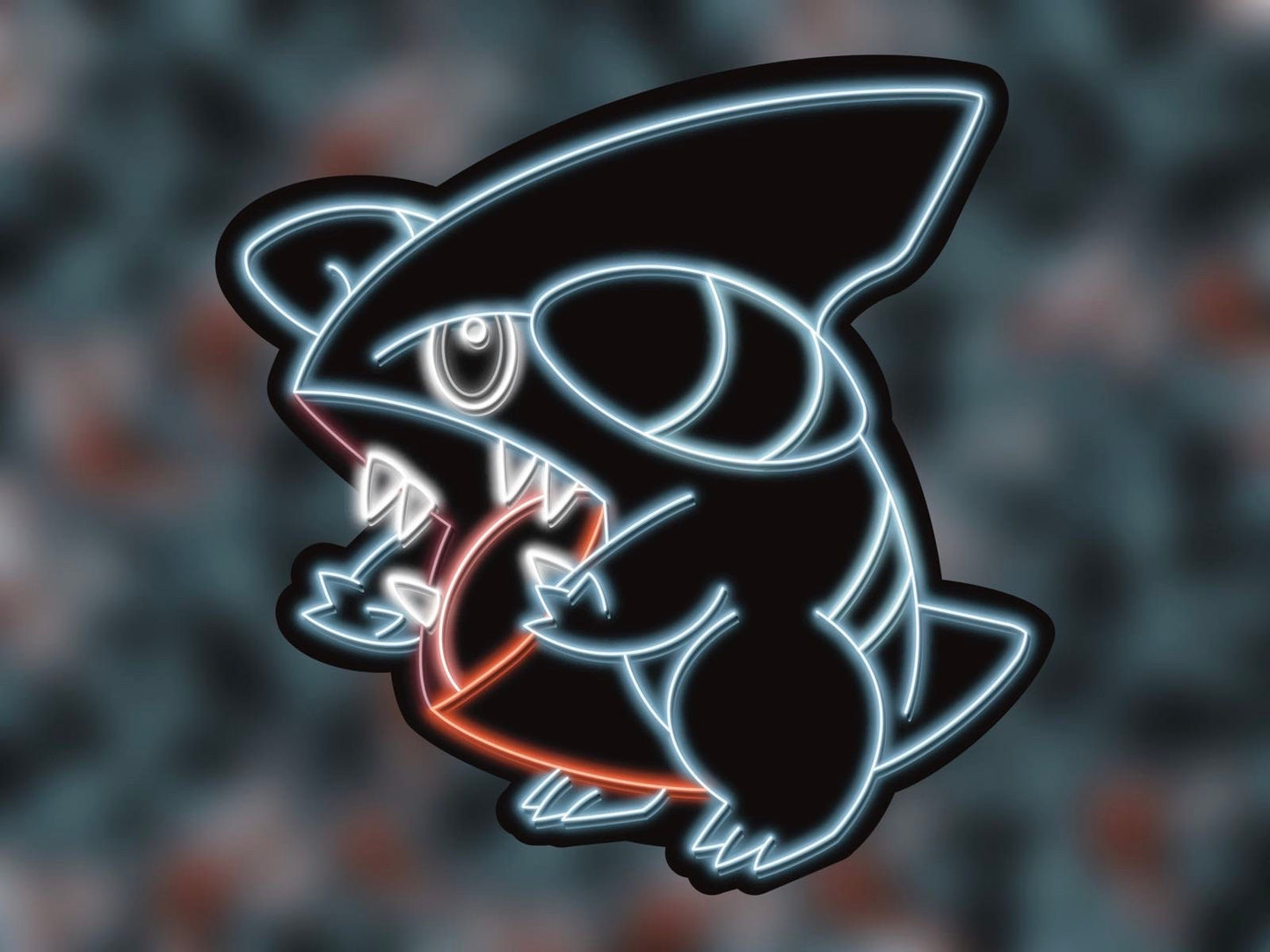 Neon Gible | Pokemon Stickers