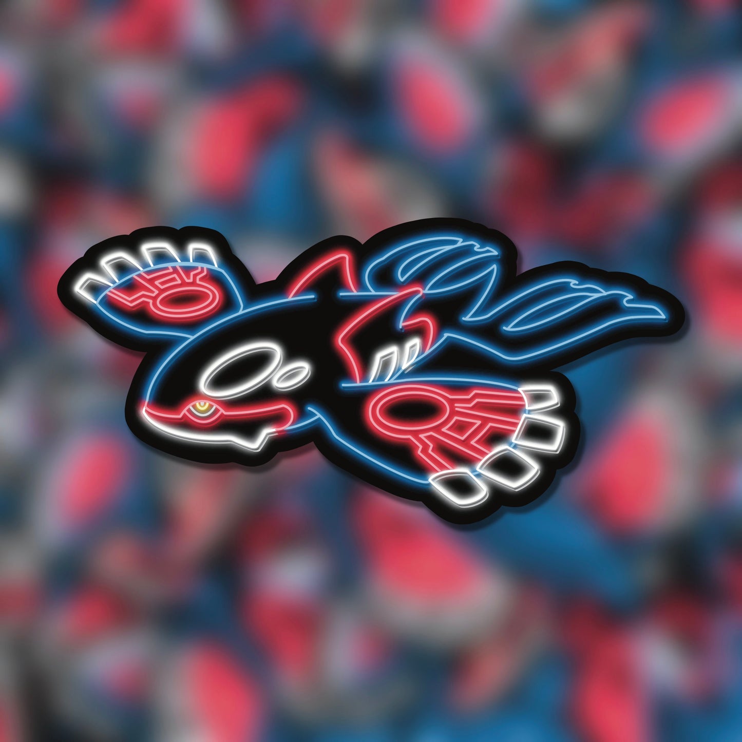 Neon Kyogre | Pokemon Stickers