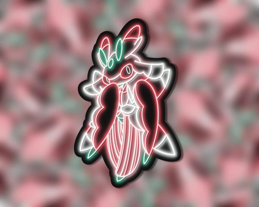 Neon Lurantis | Pokemon Stickers