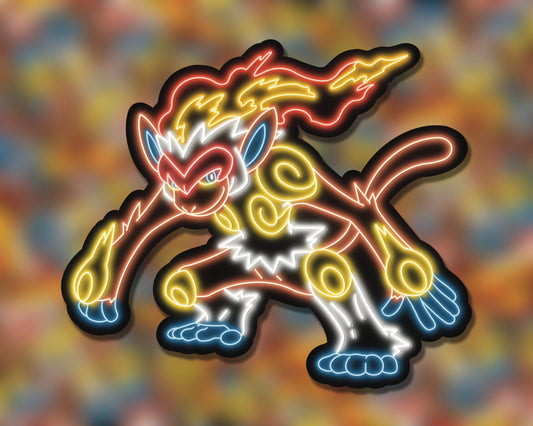 Neon Infernape | Pokemon Stickers