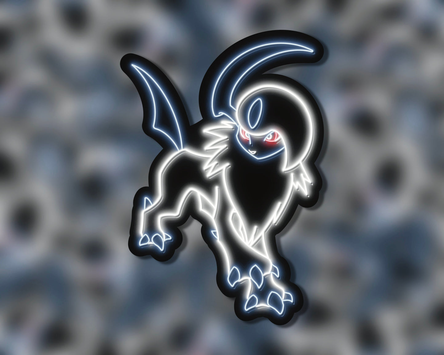 Neon Absol | Pokemon Stickers