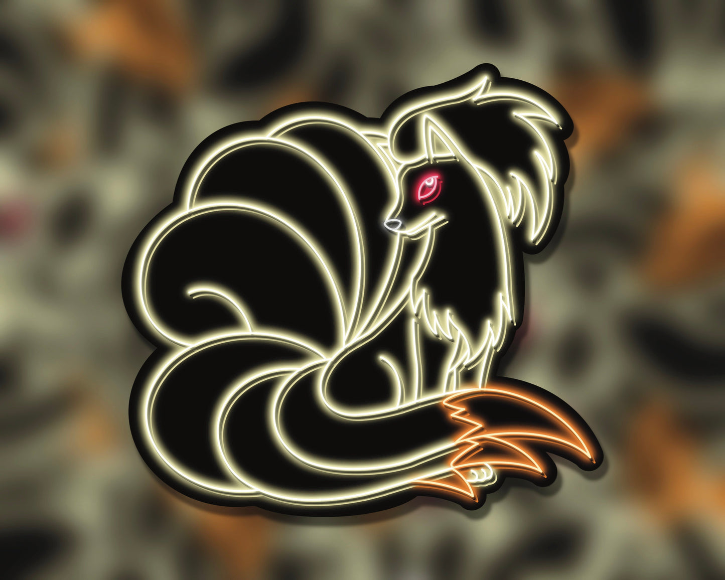 Neon Ninetails | Pokemon Stickers