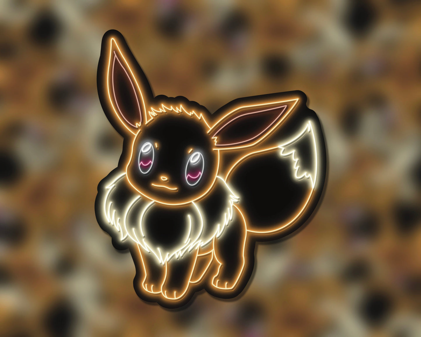 Neon Eevee | Pokemon Stickers