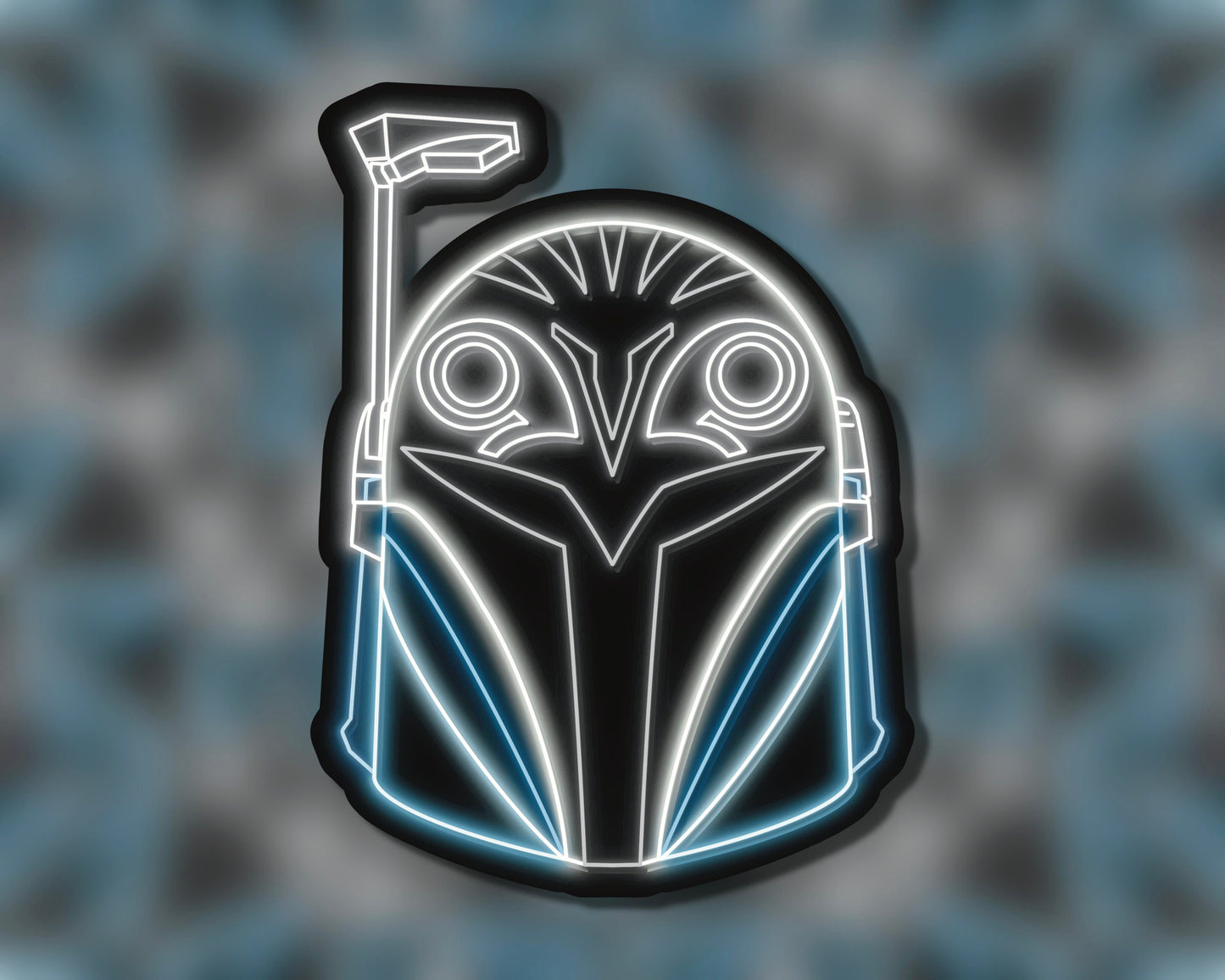 Neon Bo-Katan | Star Wars Stickers