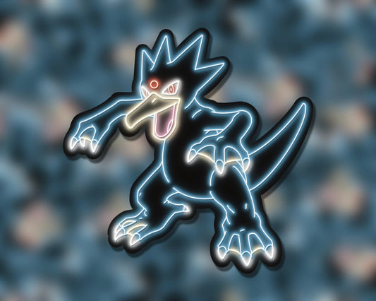 Neon Golduck | Pokemon Stickers