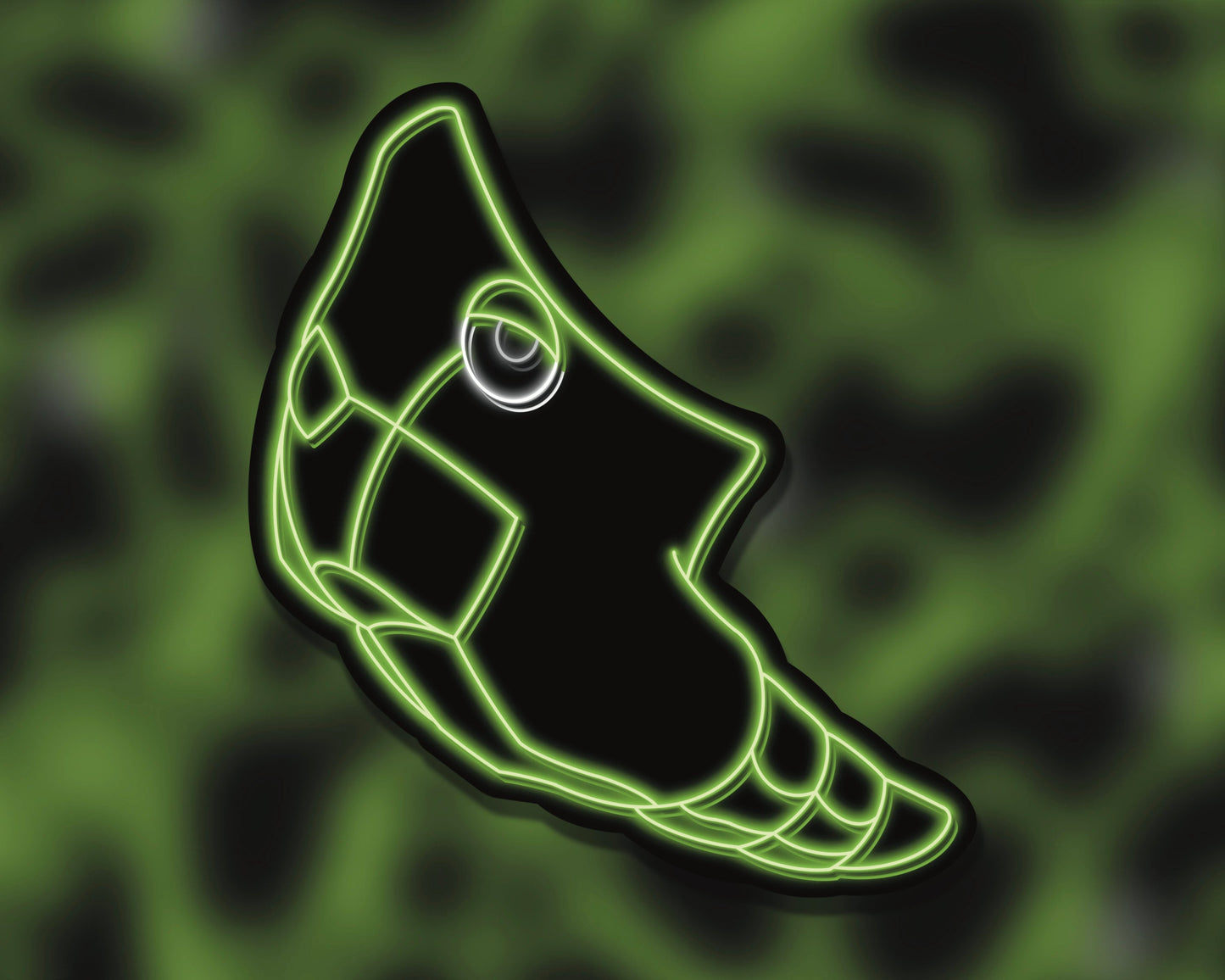 Neon Metapod | Pokemon Stickers