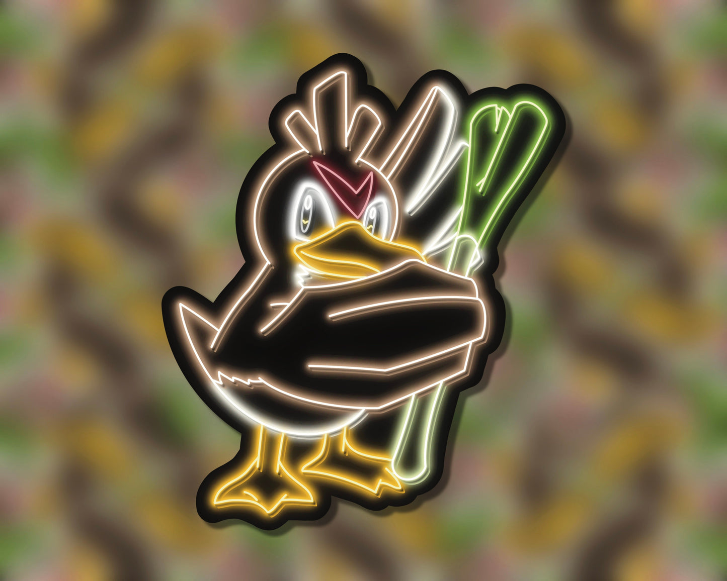 Neon Farfetch'd | Pokemon Stickers