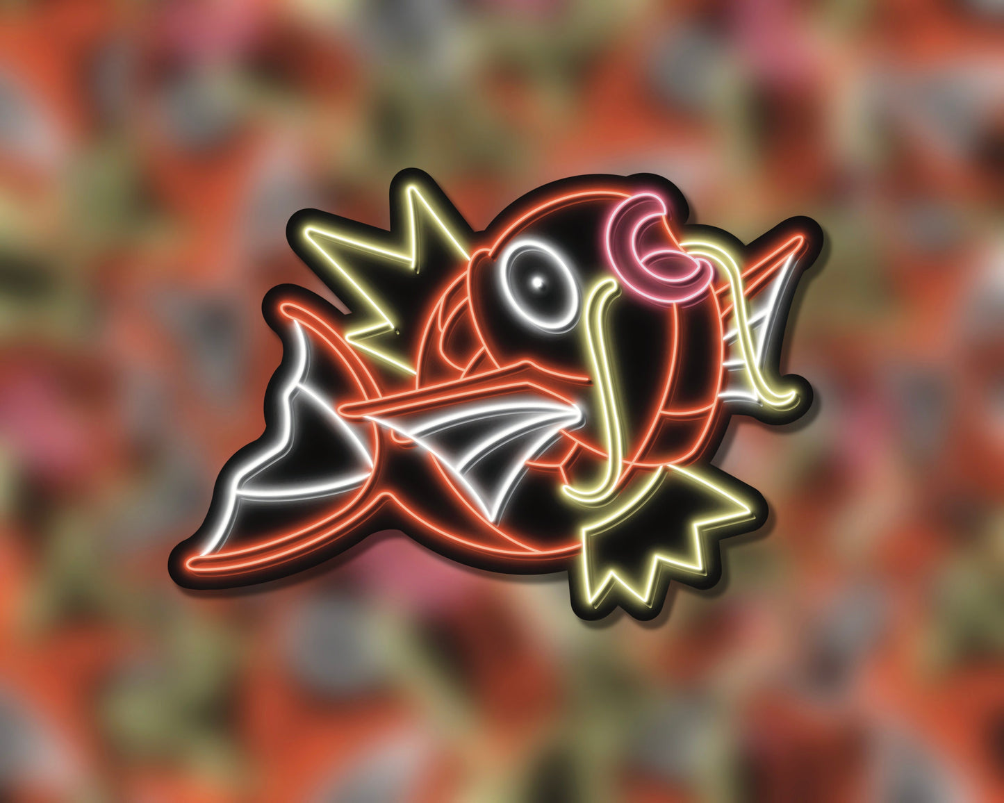 Neon Magikarp | Pokemon Stickers