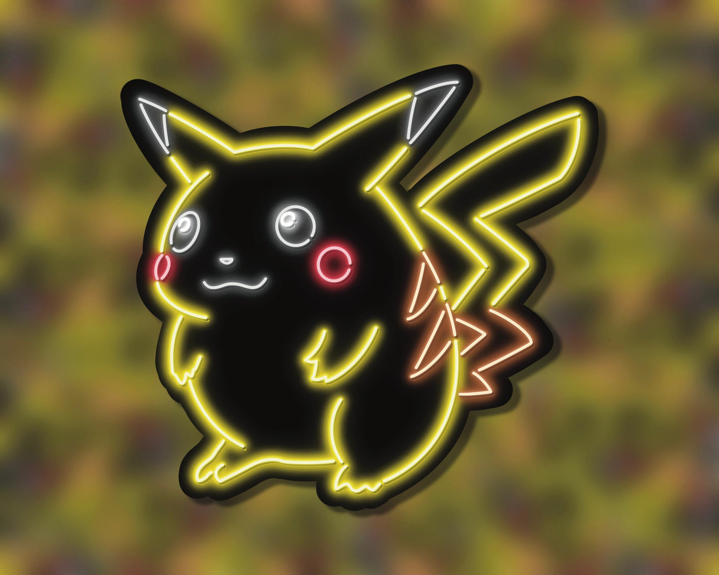 Neon Original Pikachu | Pokemon Stickers