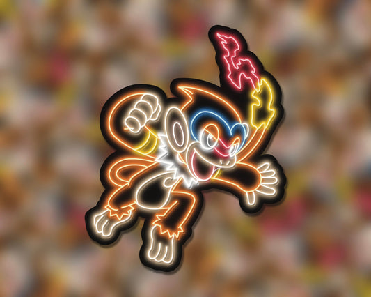 Neon Monferno | Pokemon Stickers