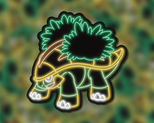 Neon Grotle | Pokemon Stickers