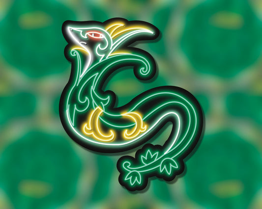 Neon Serperior | Pokemon Stickers