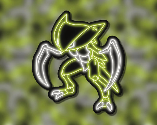 Neon Shiny Kabutops | Pokemon Stickers