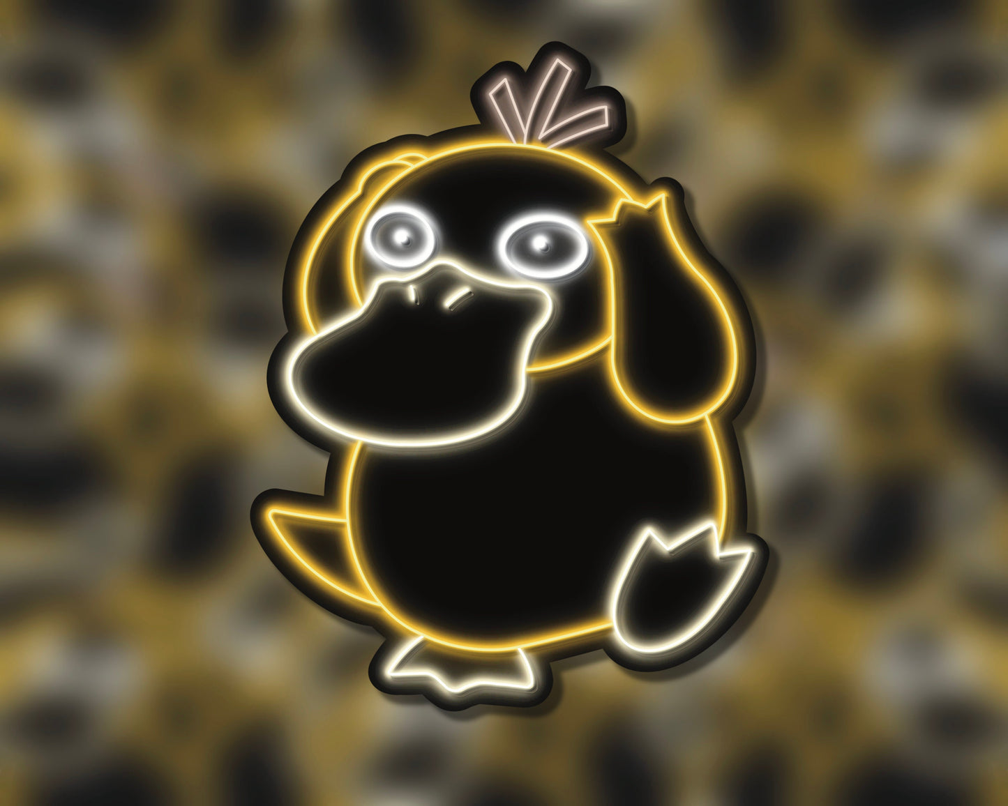 Neon Psyduck | Pokemon Stickers