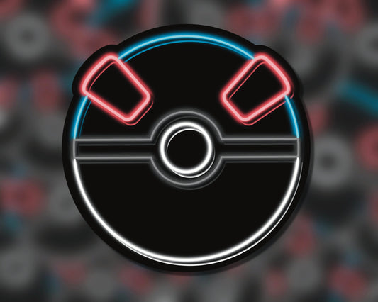 Neon Great Ball | Pokemon Stickers