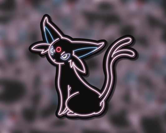 Neon Espeon | Pokemon Stickers