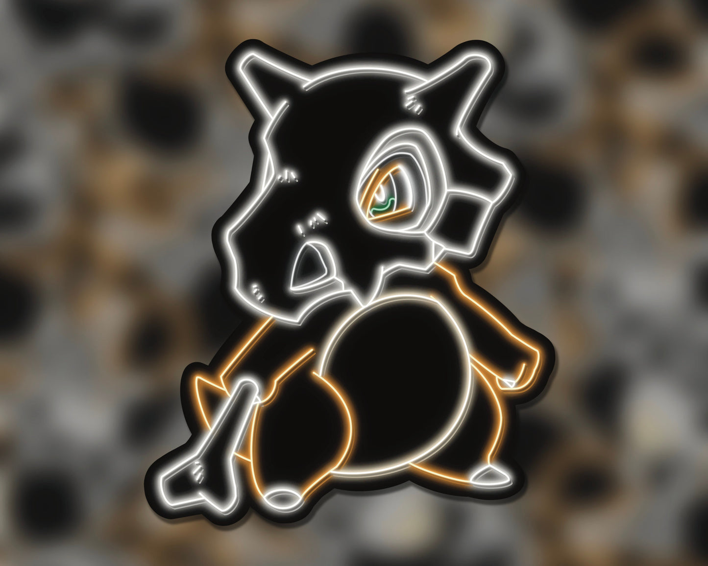 Neon Cubone | Pokemon Stickers