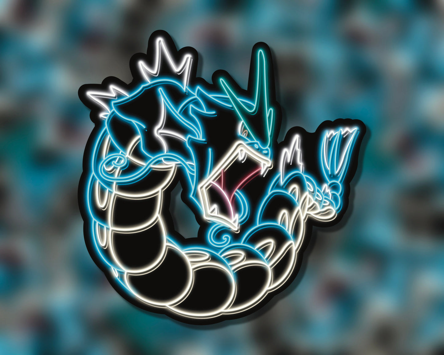 Neon Gyrados | Pokemon Stickers