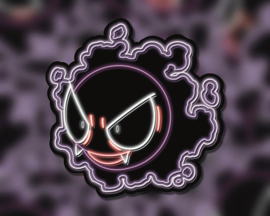 Neon Gastly | Pokemon Stickers