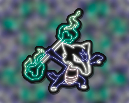 Neon Marowak (Alolan) | Pokemon Stickers