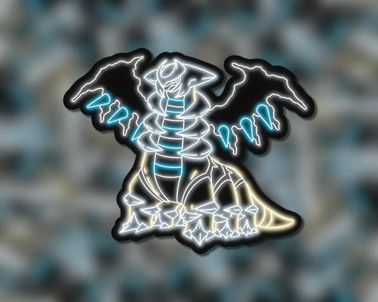 Neon Shiny Giratina (Altered Form) | Pokemon Stickers