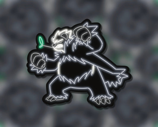 Neon Pangoro | Pokemon Stickers