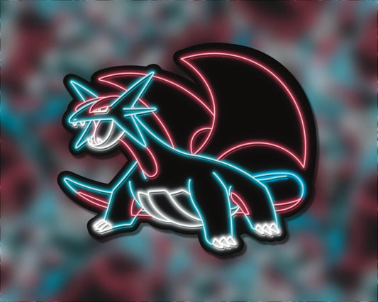 Neon Salamence | Pokemon Stickers