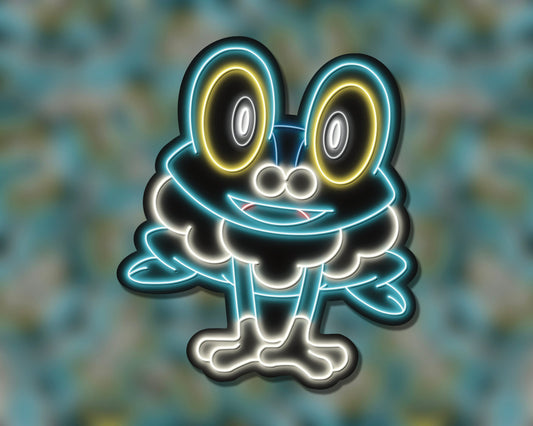 Neon Froakie | Pokemon Stickers