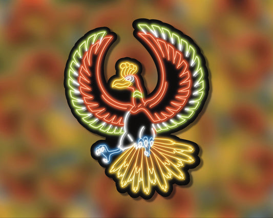 Neon Ho-Oh | Pokemon Stickers