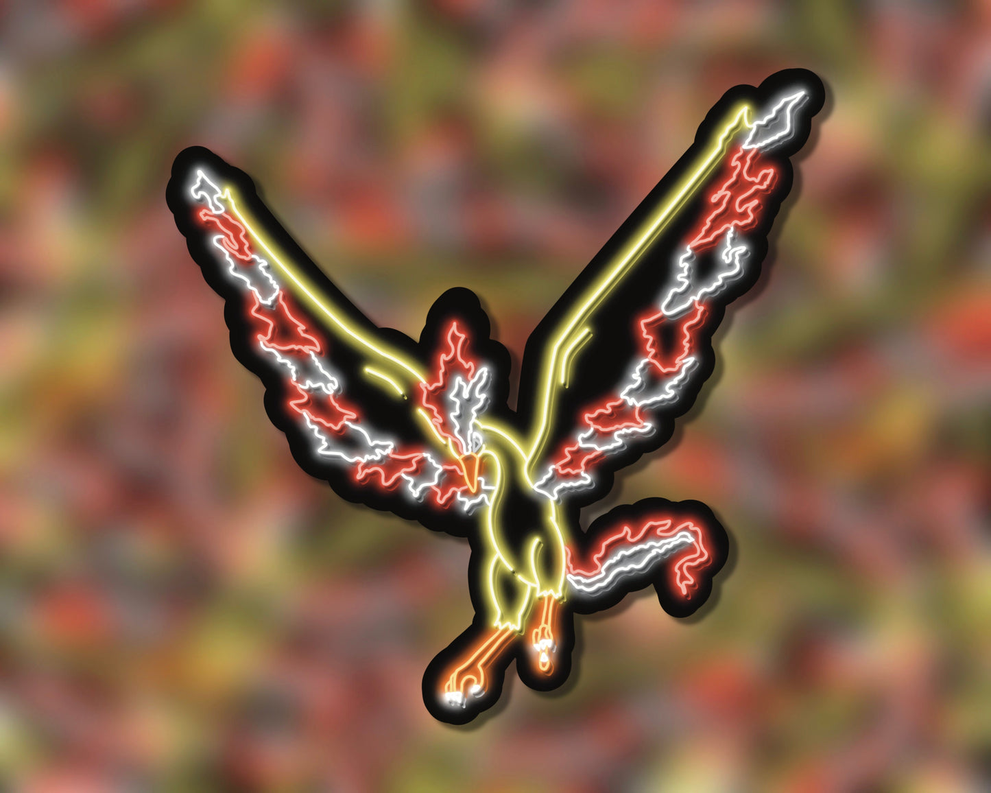 Neon Moltres | Pokemon Stickers