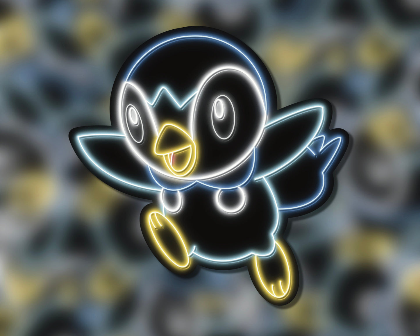 Neon Piplup | Pokemon Stickers