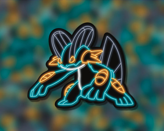 Neon Swampert | Pokemon Stickers