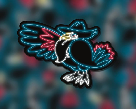 Neon Honchkrow | Pokemon Stickers