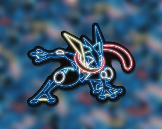 Neon Greninja | Pokemon Stickers