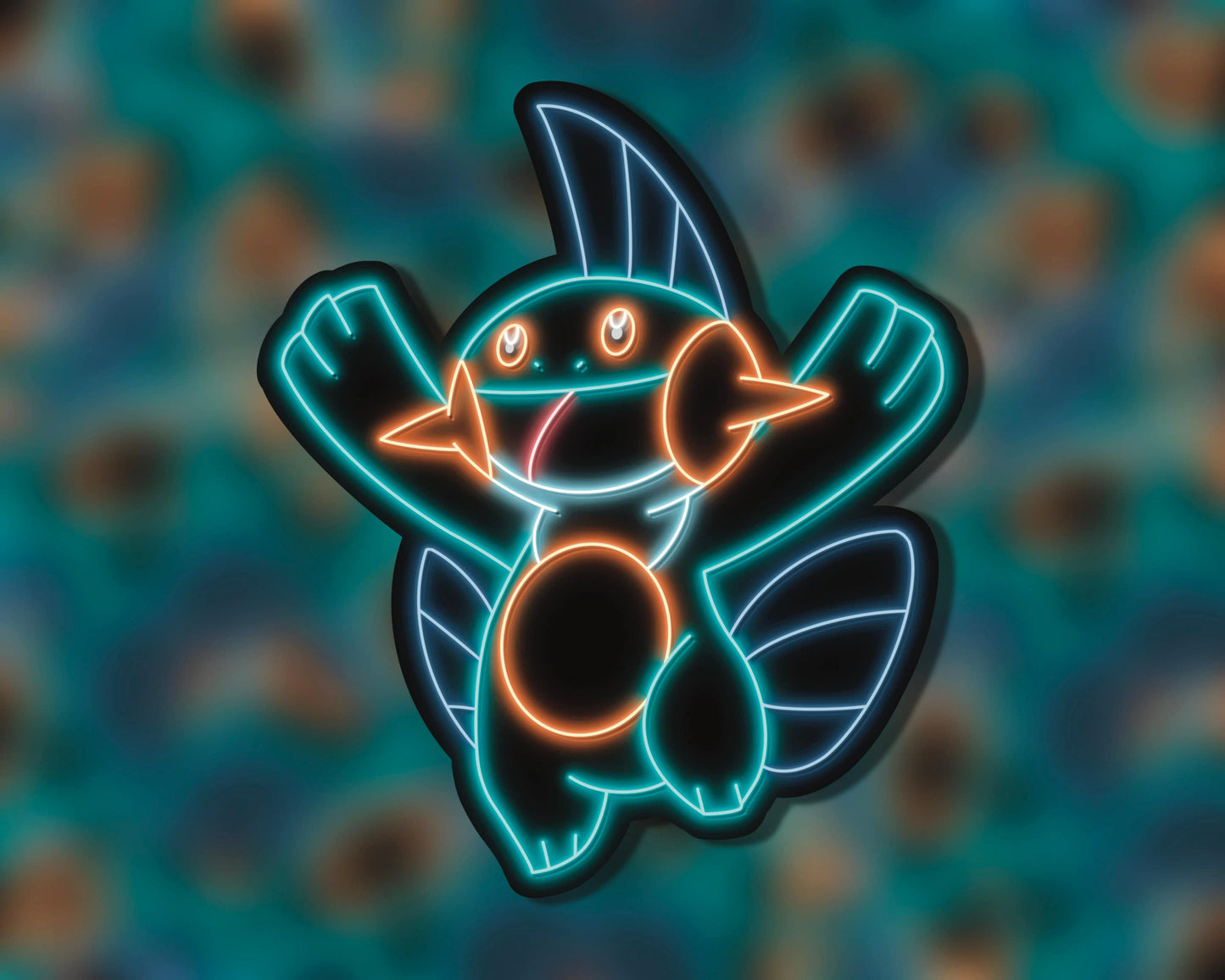 Neon Marshstomp | Pokemon Stickers