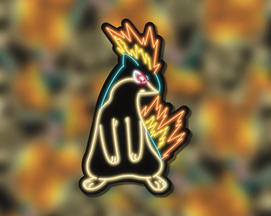 Neon Quilava | Pokemon Stickers