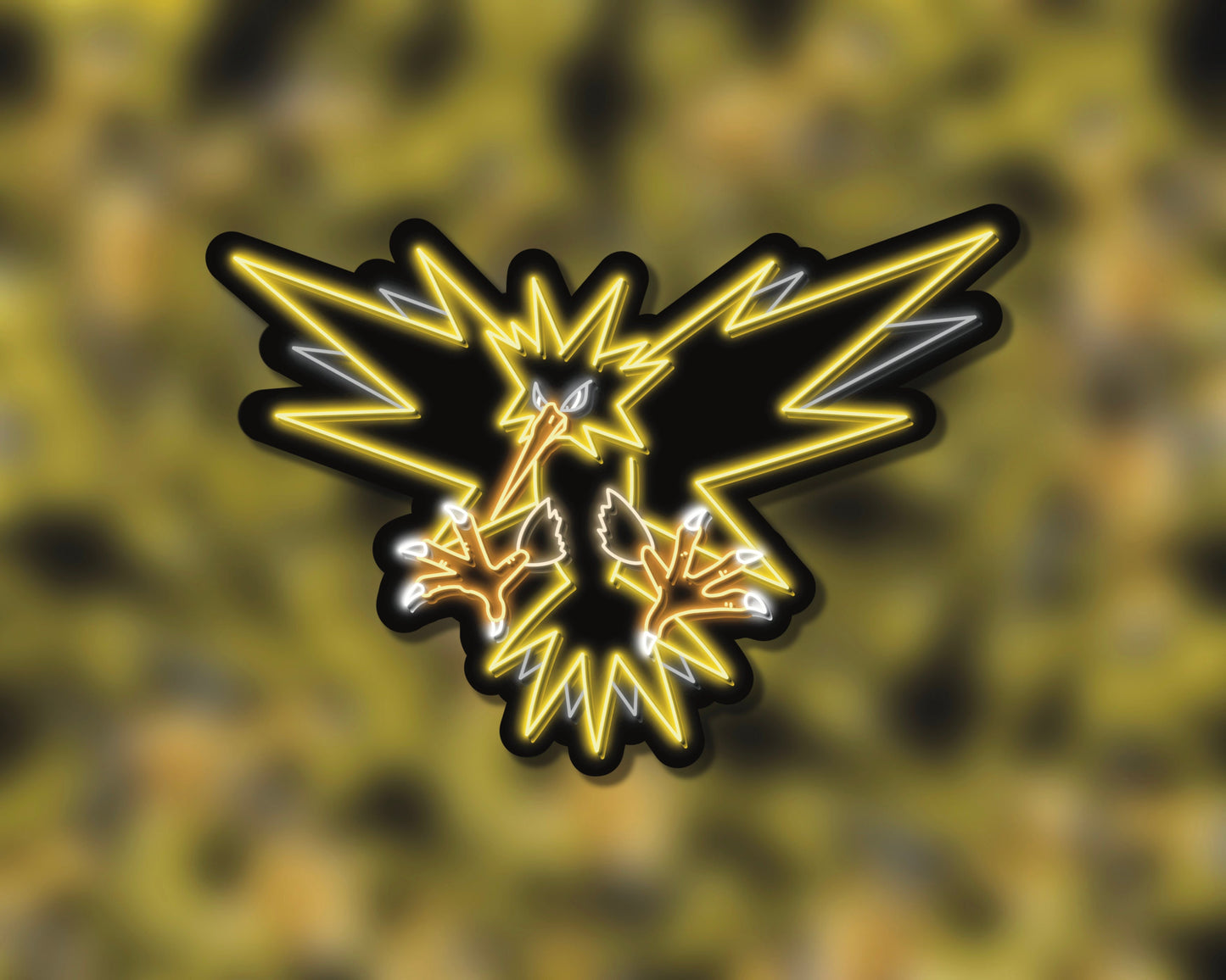 Neon Zapdos | Pokemon Stickers