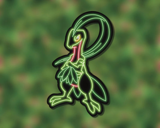 Neon Grovyle | Pokemon Stickers