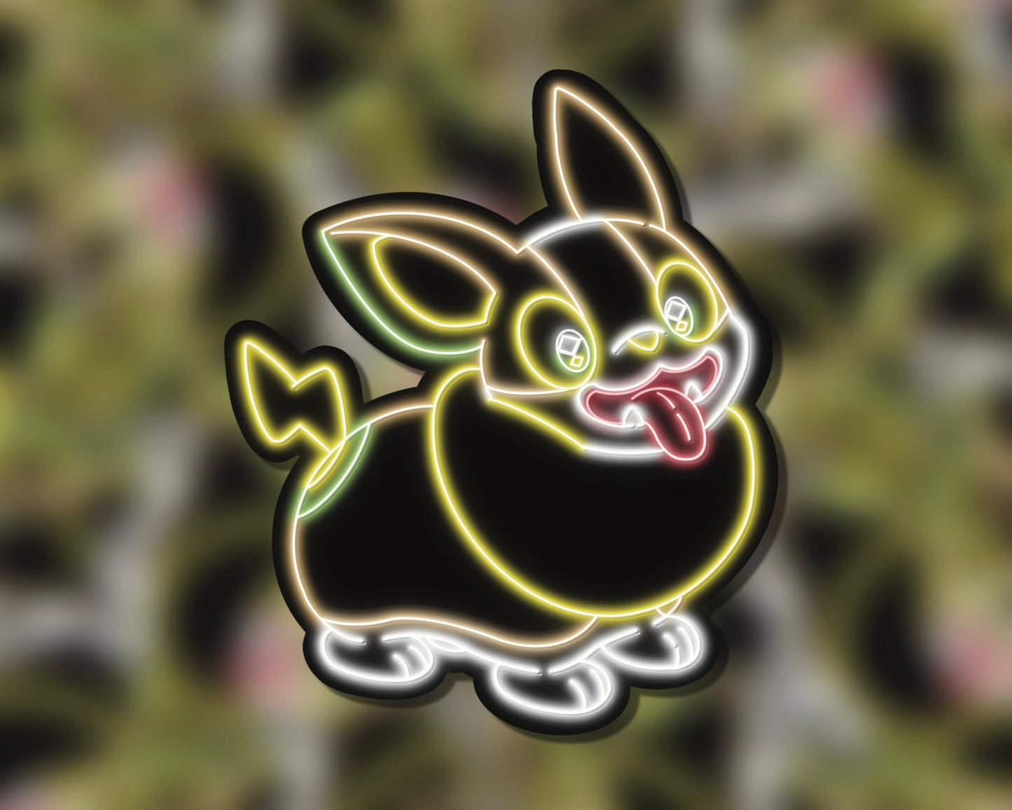 Neon Yamper | Pokemon Stickers