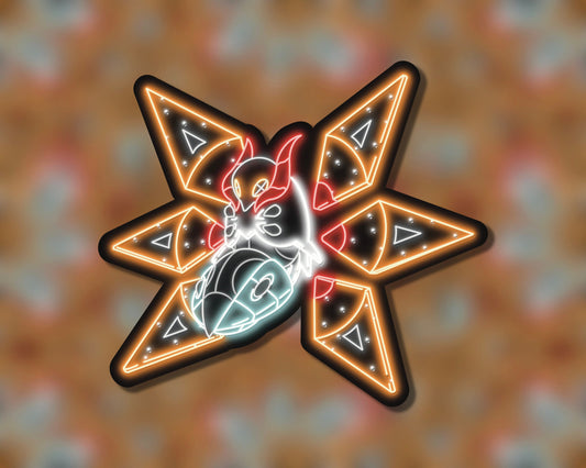 Neon Iron Moth | Pokemon Stickers