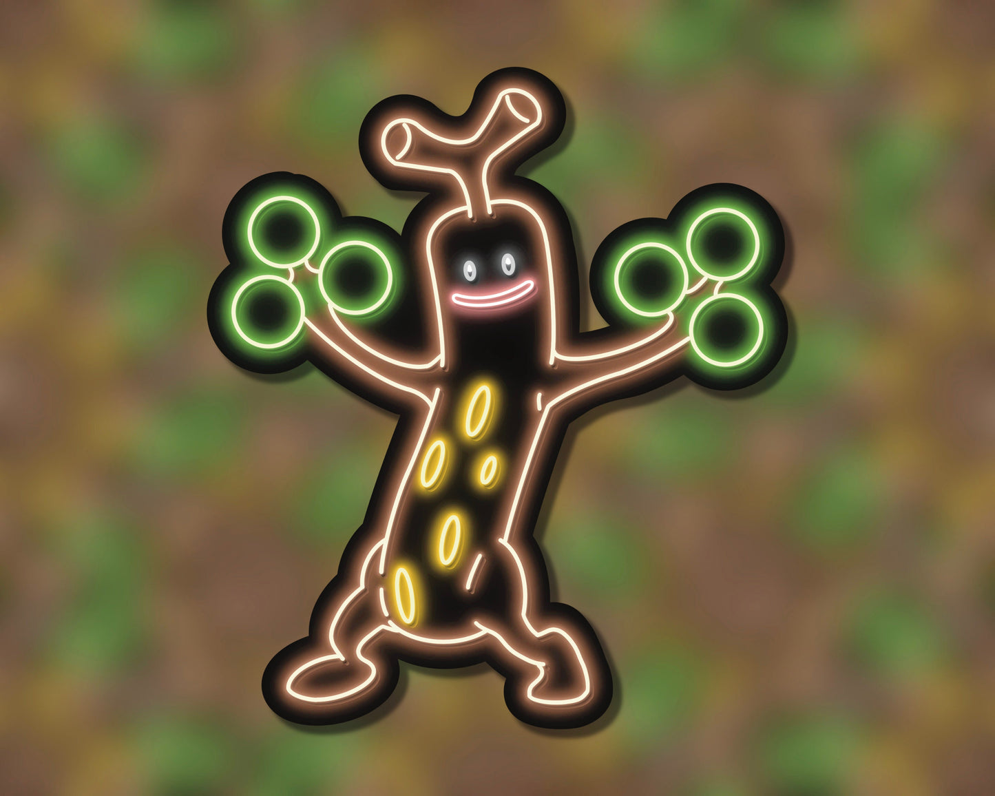 Neon Sudowoodo | Pokemon Stickers