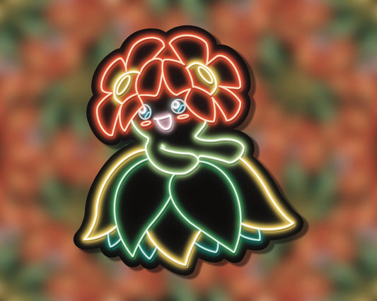 Neon Bellossom | Pokemon Stickers