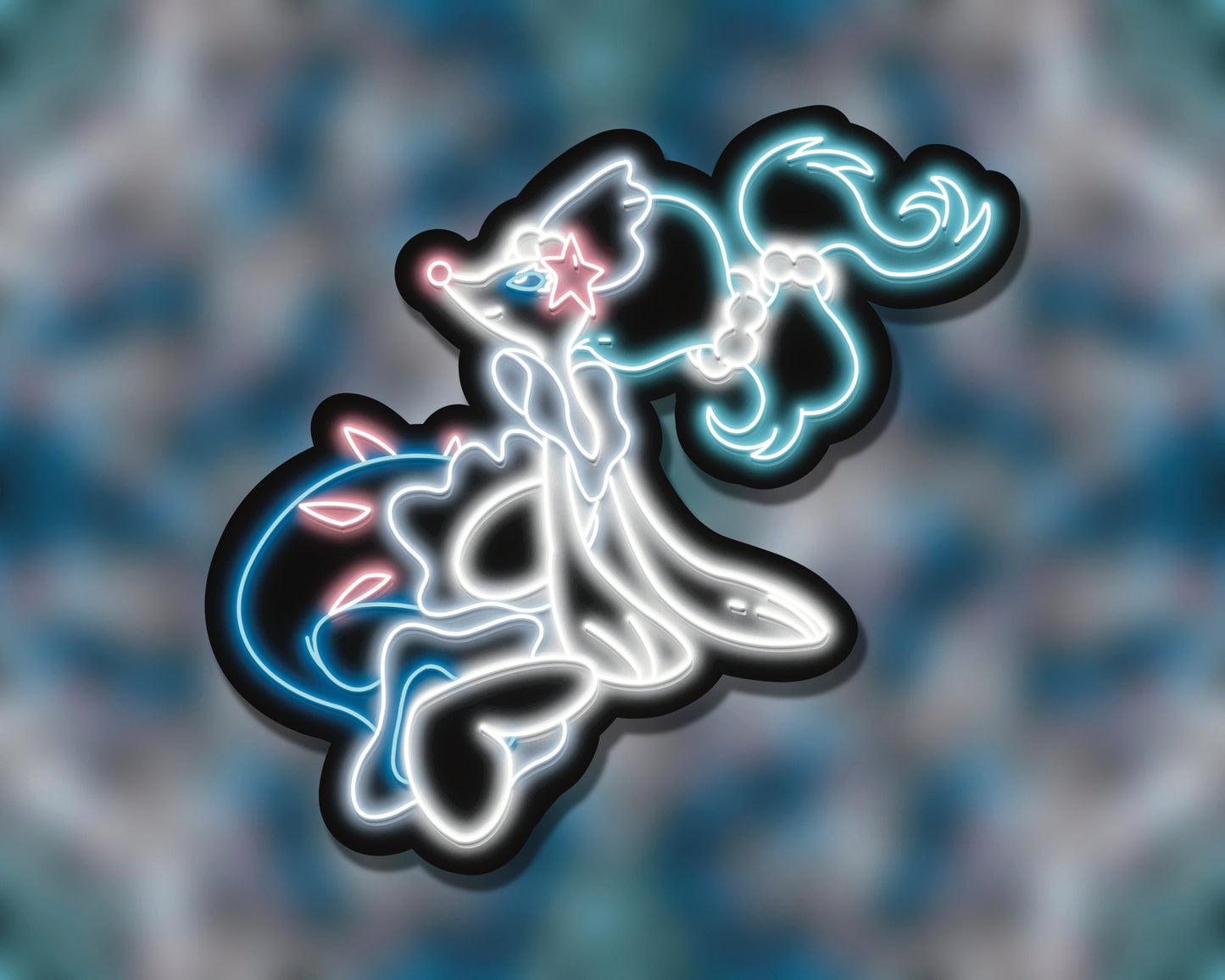 Neon Primarina | Pokemon Stickers