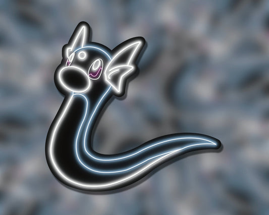 Neon Dratini | Pokemon Stickers