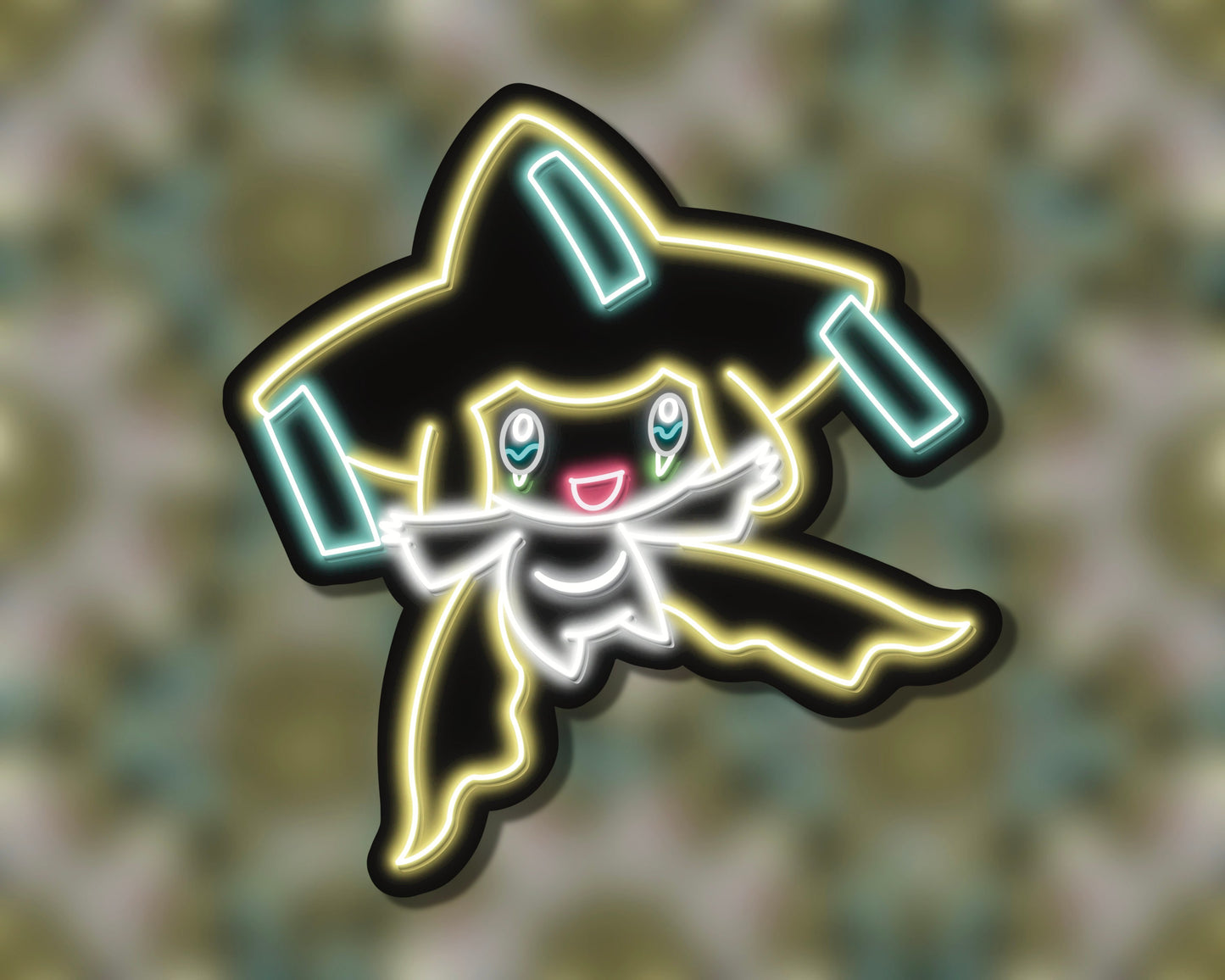 Neon Jirachi | Pokemon Stickers